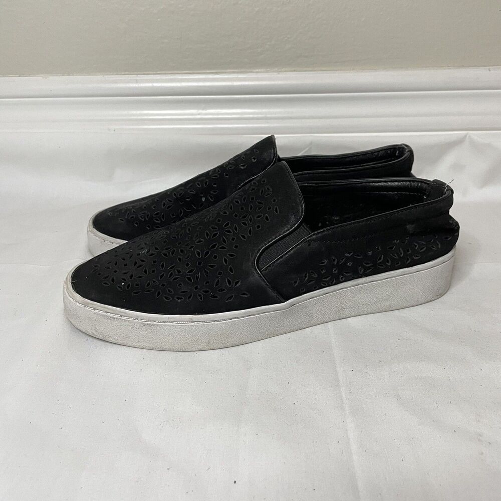 Vionic Midi Perf Perforated Slip On Shoes Leather… - image 4